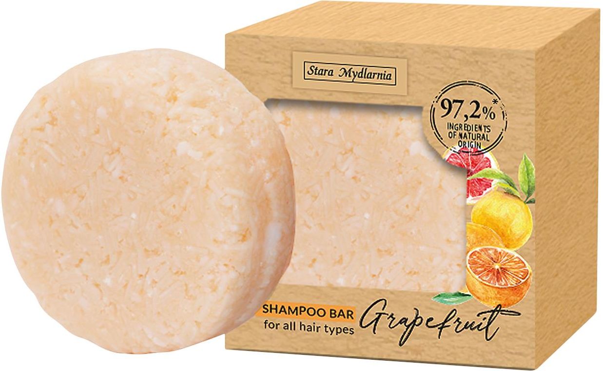 stara mydlarnia grapefruit szampon w kostce
