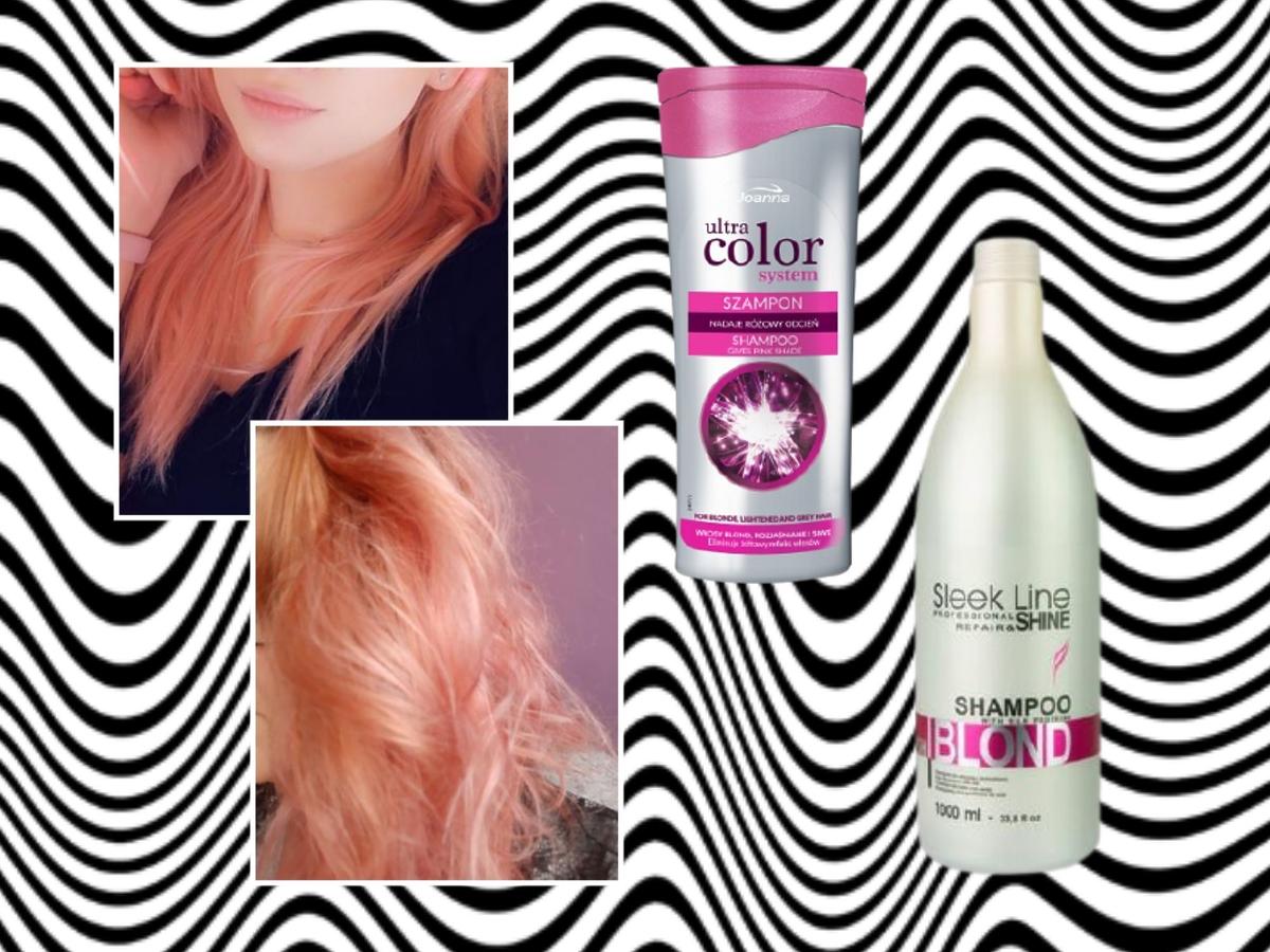 różowy szampon do włosów joanna efekty