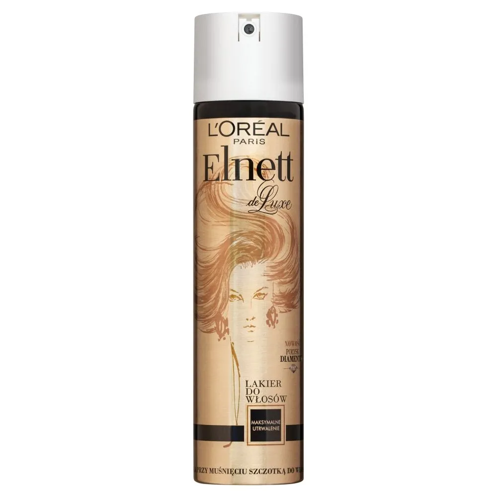 loreal paris elnett de luxe lakier do włosów maksymalne utrwalenie