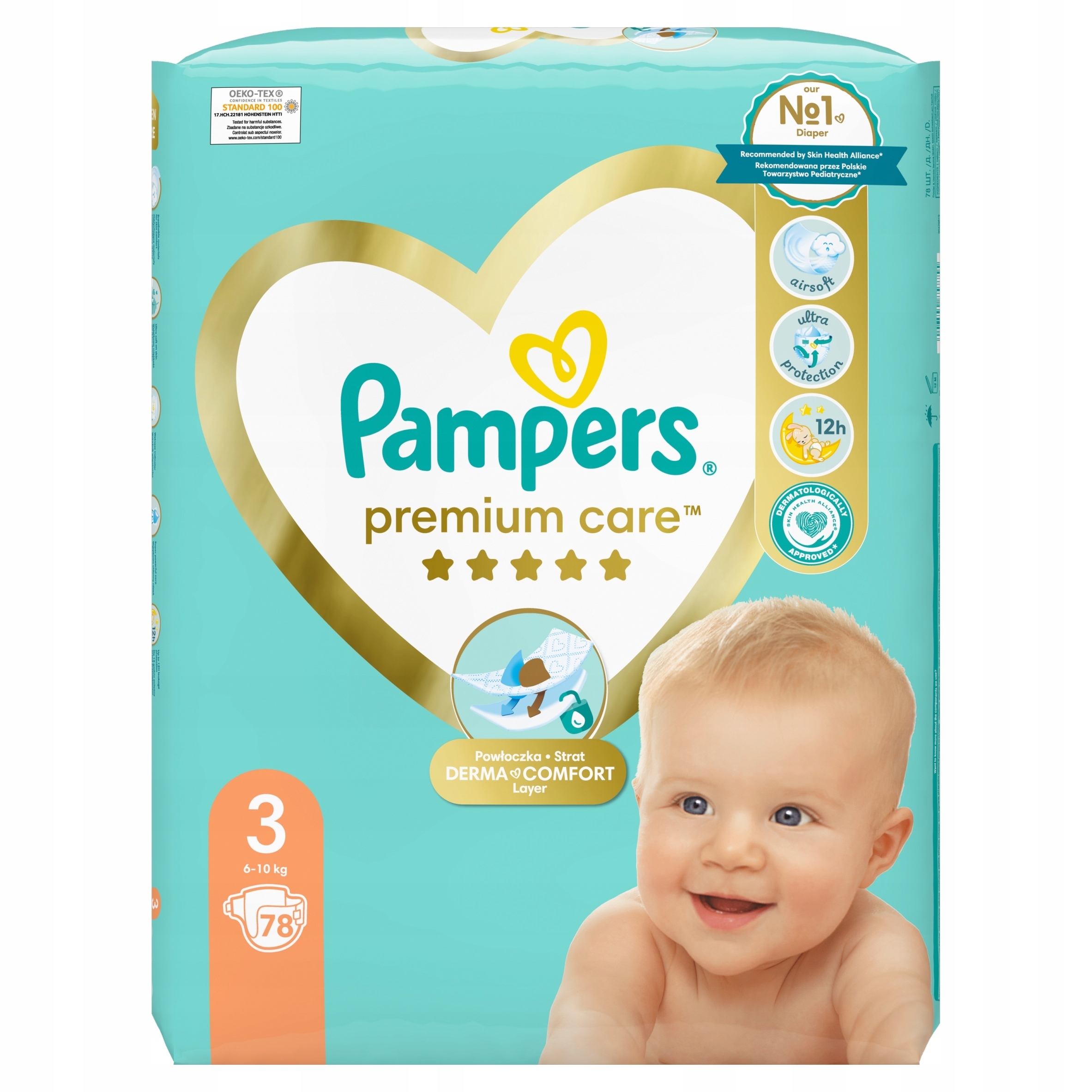 pampers 6 10 sztuk