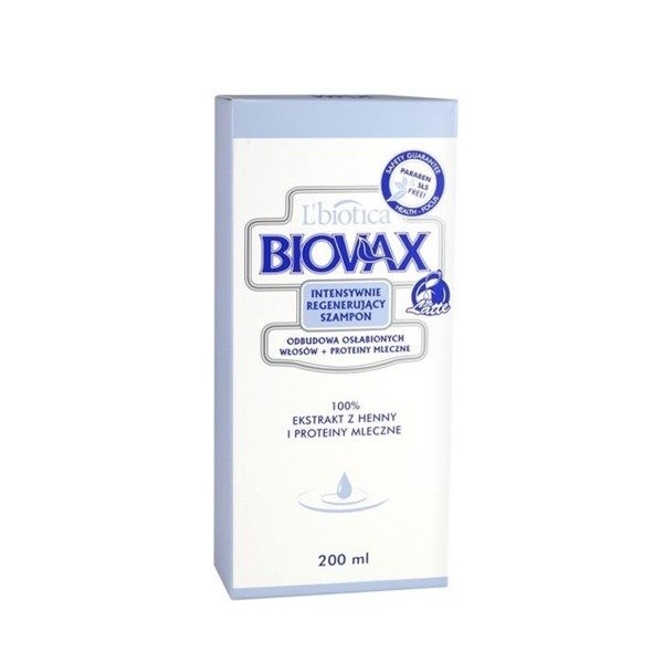 lbiotica biovax szampon do włosów osłabionych latte z proteinami