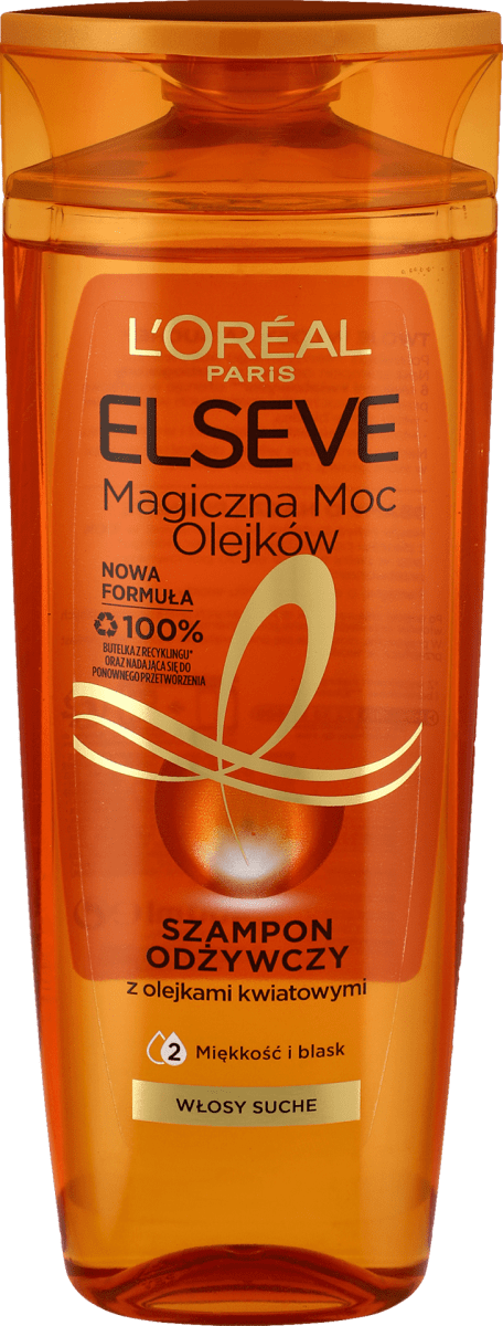 loréal paris elseve magiczna moc olejków odżywczy szampon do włosów