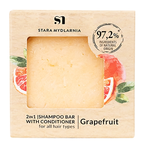 stara mydlarnia grapefruit szampon w kostce