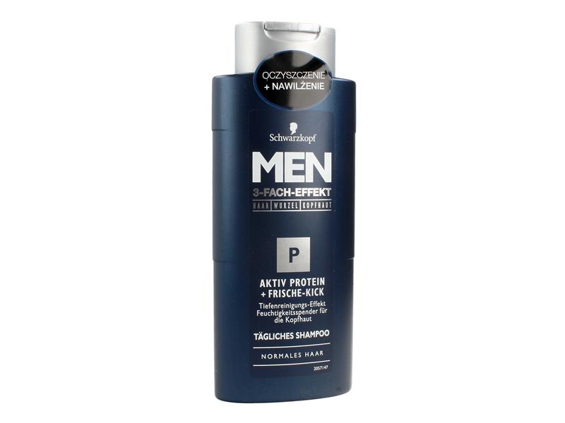 schwarzkopf men 3-fach-effekt szampon do włosów oczyszczający z proteinami