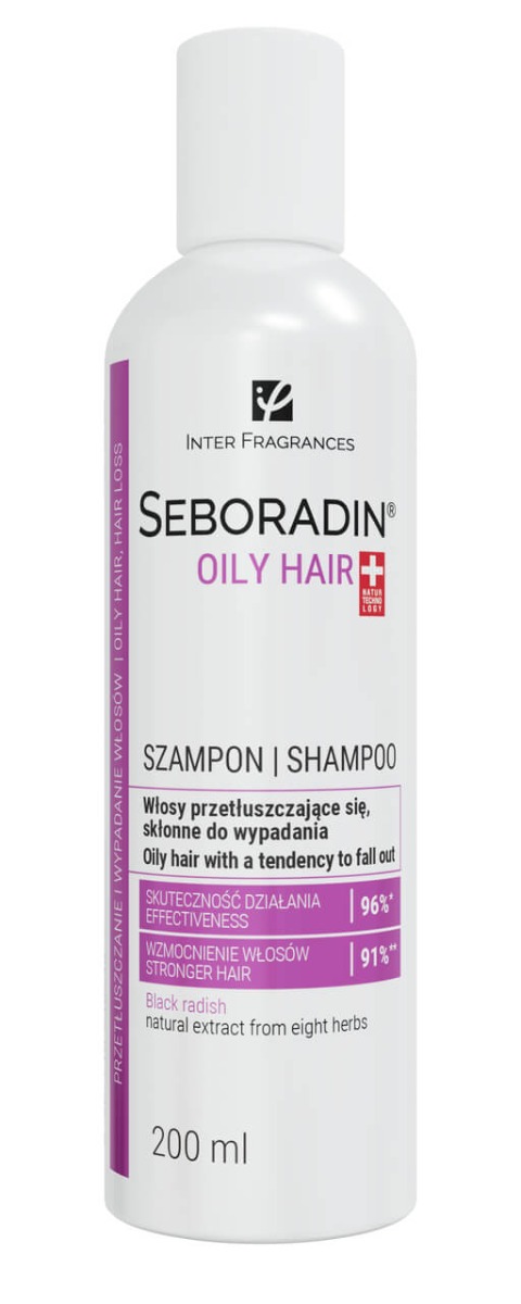 seboradin niger szampon do włosów przetłuszczających się skłonnych do wypadania