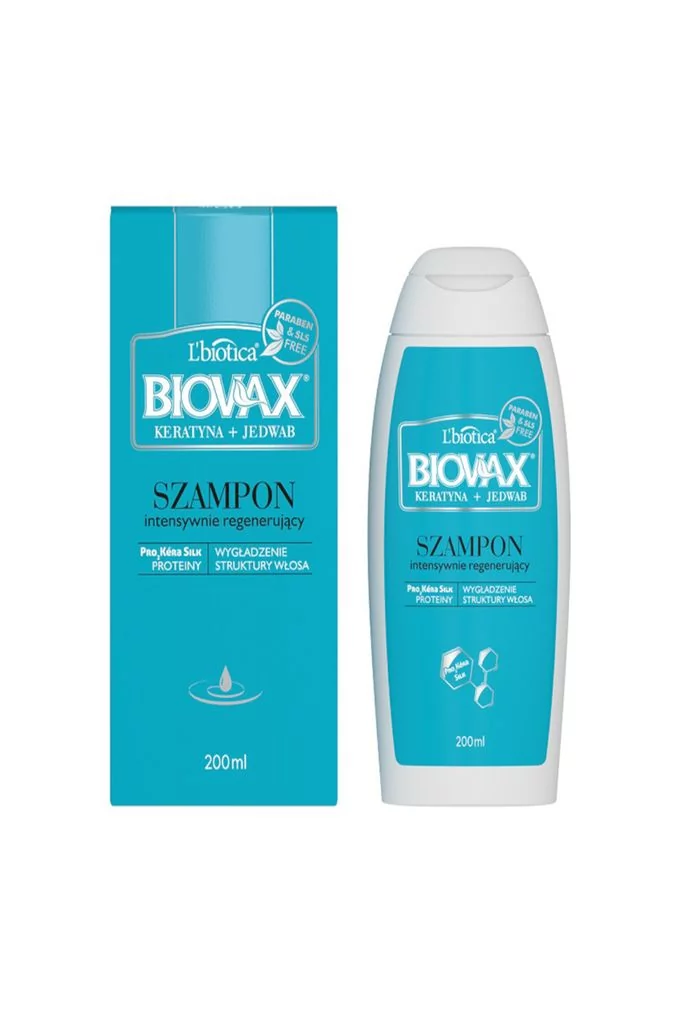 lbiotica biovax szampon do włosów przetłuszczających 200 ml