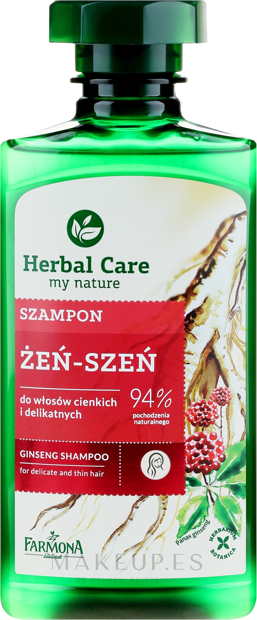 farmona herbal care szampon żeń-szeń