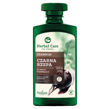 farmona herbal care szampon przeciw wypadających włosów czarna rzepa