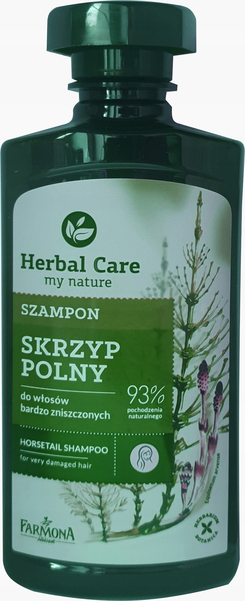 farmona herbal care szampon skrzyp polny do włosów zniszczonych