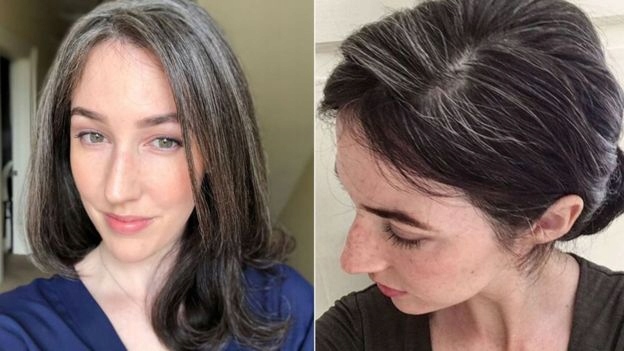 szampon siwiejące włosy kobieta