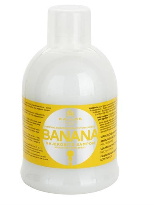 kallos szampon do włosów bananowy 1000 ml