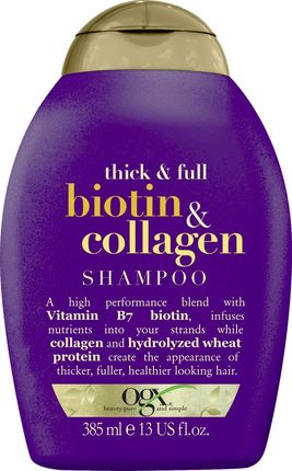 organix szampon do włosów wybrane rodzaje 385 ml