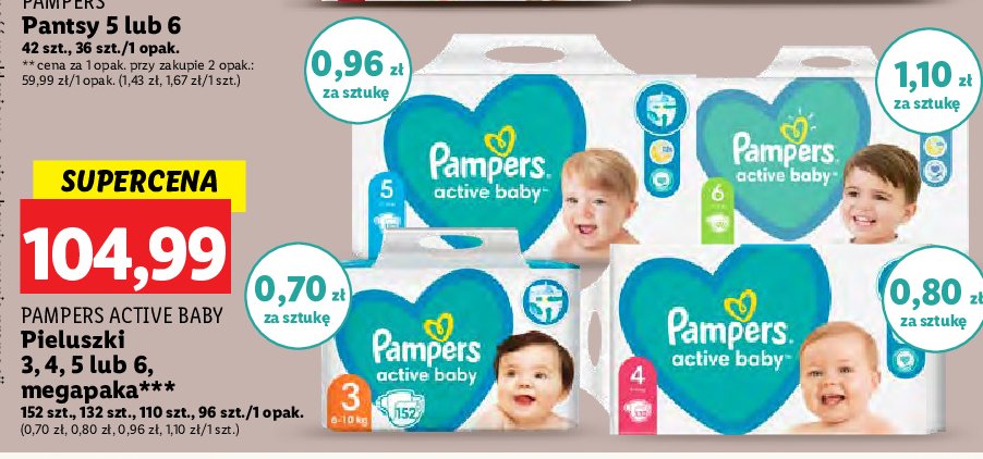 pieluchy pampers 6 promocja