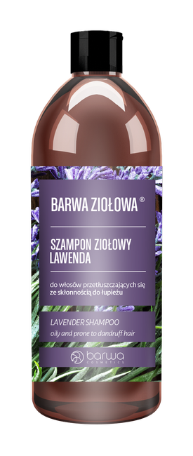 barwa ziołowa szampon do włosów lawenda