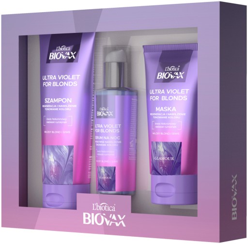 fioletowy szampon biovax