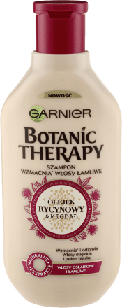 garnier szampon olejek rycynowy i migdal