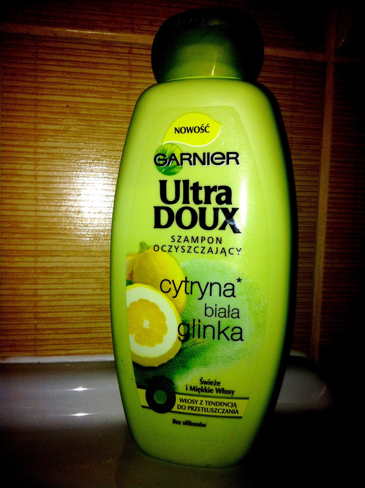 garnier ultra doux szampon oczyszczający biała glinka i cytryna opinie