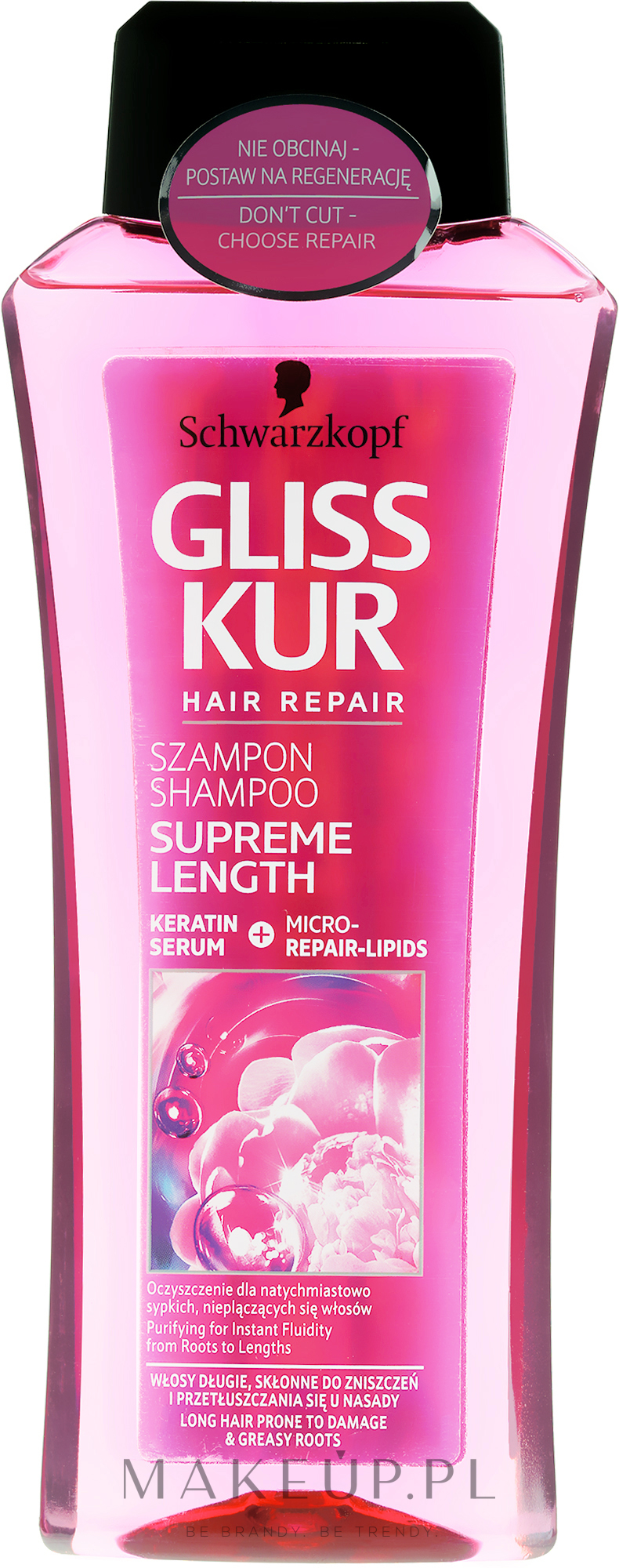 gliss kur supreme lenght szampon skład