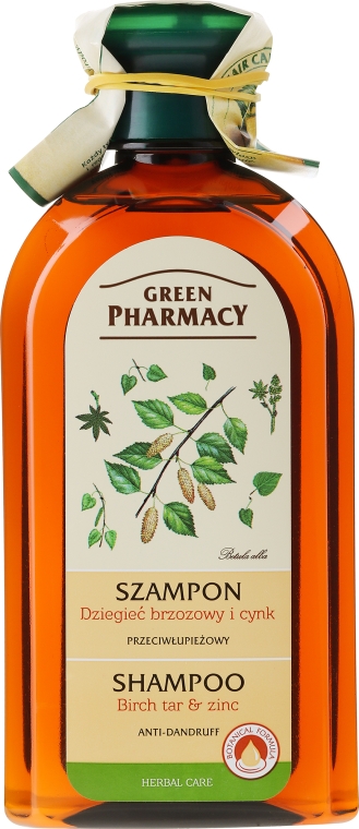 green pharmacy szampon przeciwłupieżowy z dziegciem i cynkiem opinie