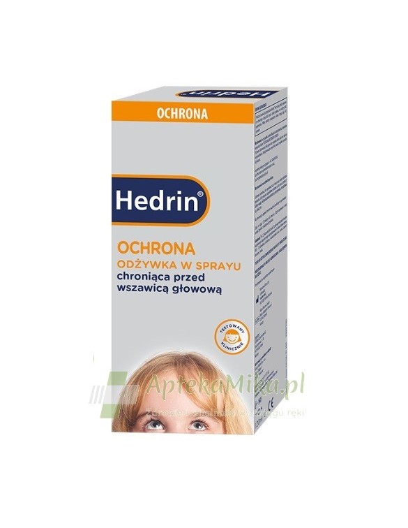 hedrin ochrona odżywka do włosów w sprayu 120ml