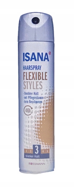 isana lakier do włosów flexible