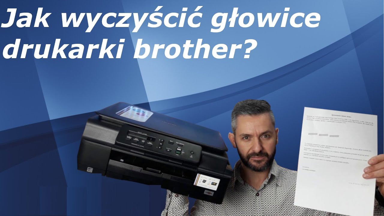 jak wyczyscic pampers w drukarce brother dcp-j100