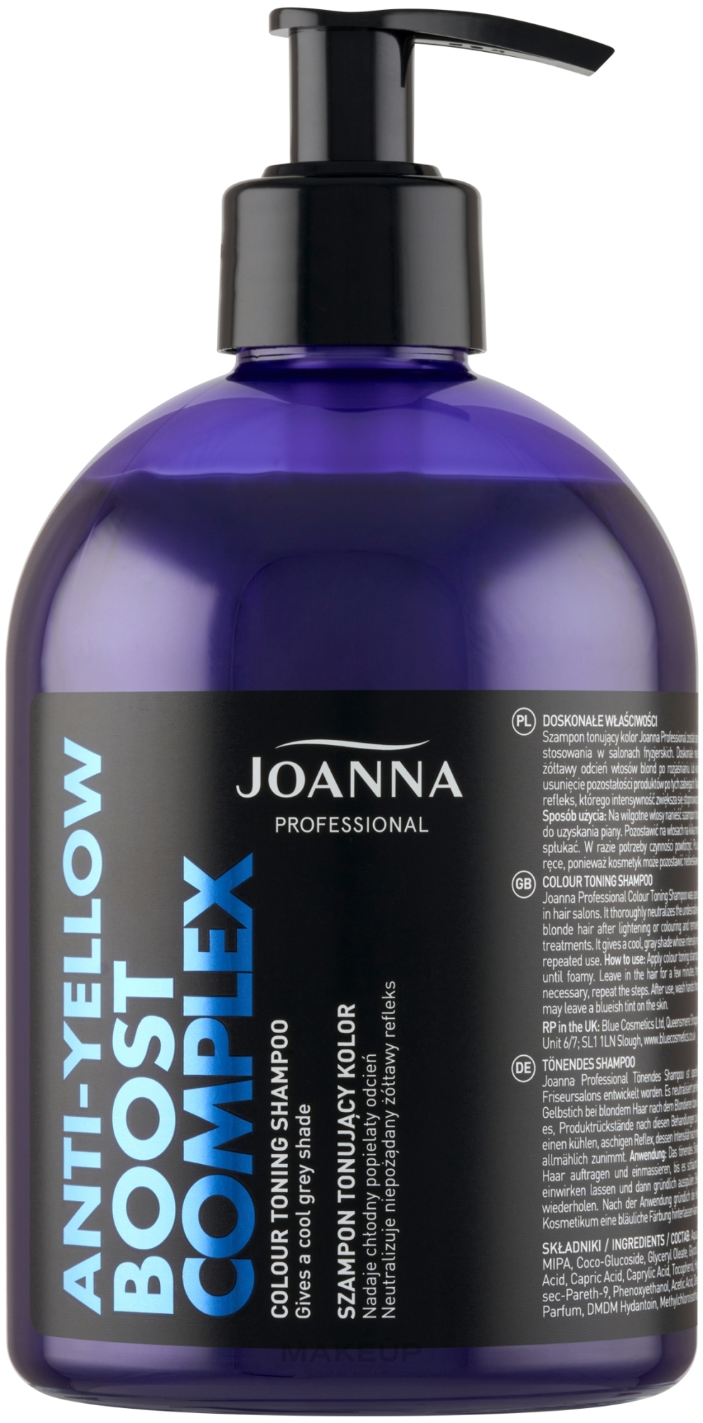 joanna professional szampon rewitalizujący kolor do włosów blond rossmann