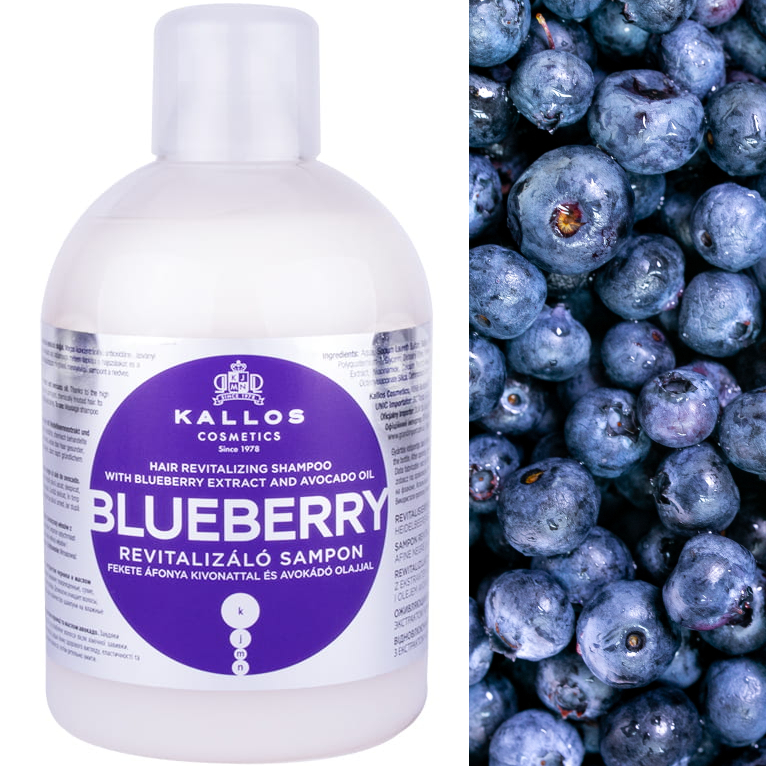 kallos cosmetics blueberry szampon włosów