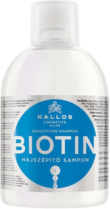 kallos kjmn szampon do włosów biotin opinie