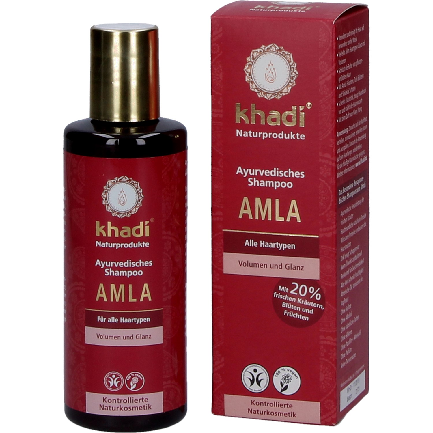 khadi szampon wzmacniający amla