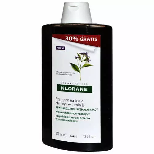 klorane szampon na bazie chininy