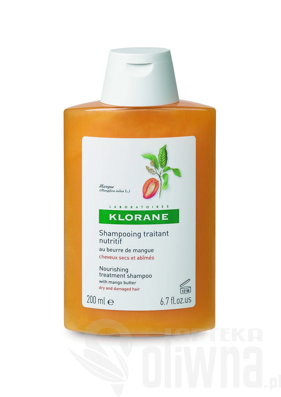 klorane szampon na bazie wyciągu z mango