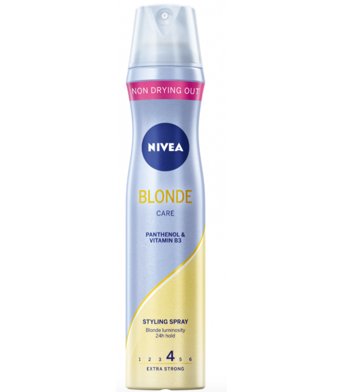 lakier do włosów nivea blonde