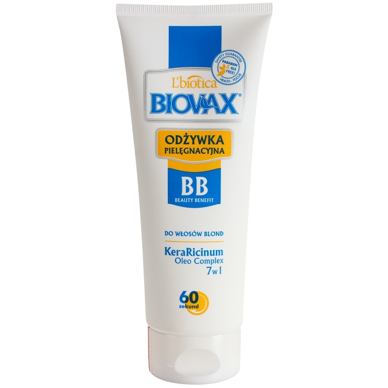 lbiotica biovax bb beauty benefit odżywka do włosów osłabionych 200ml