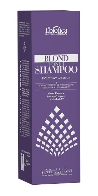 lbiotica lbiotica blond toner szampon fioletowy do włosów skład