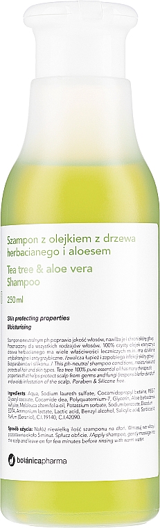 leczniczy szampon z olejkiem z drzewa herbacianego