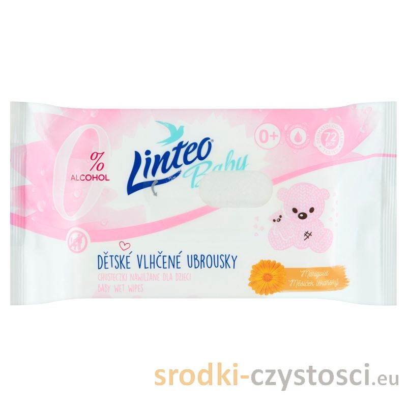 linteo baby chusteczki nawilżane soft & cream 72 szt