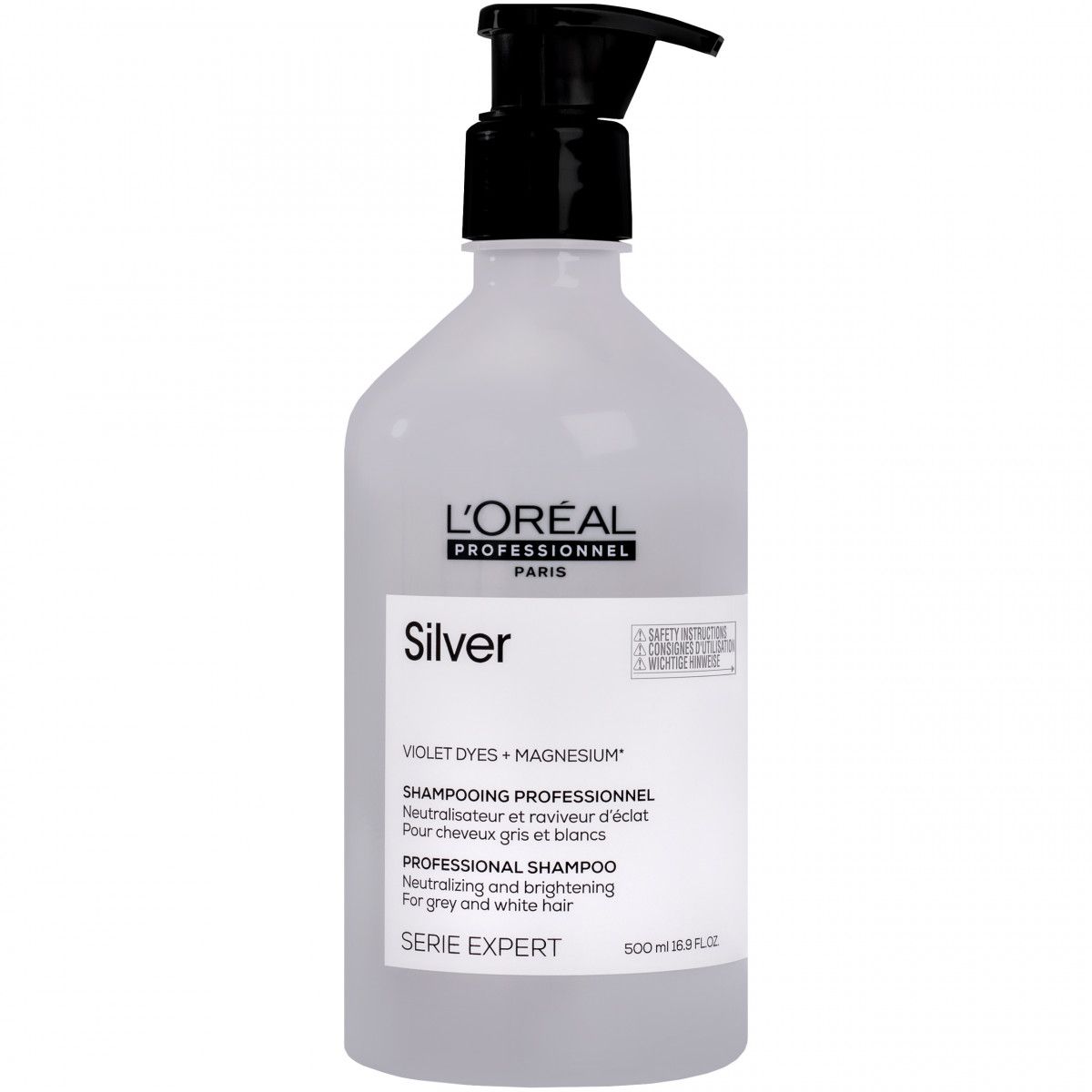 loreal silver szampon pielęgnacja włosów siwych i rozjaśnionych 500 ml