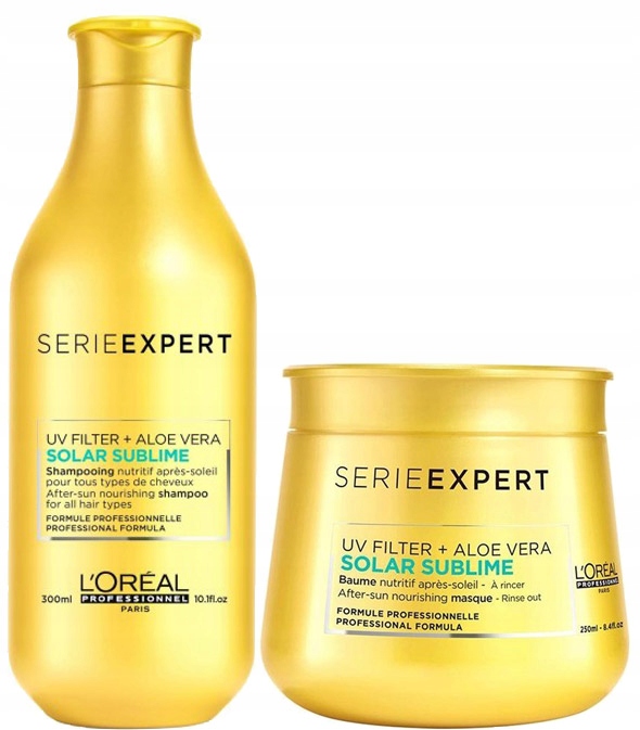 loreal solar sublime szampon sun słońce filtr uv