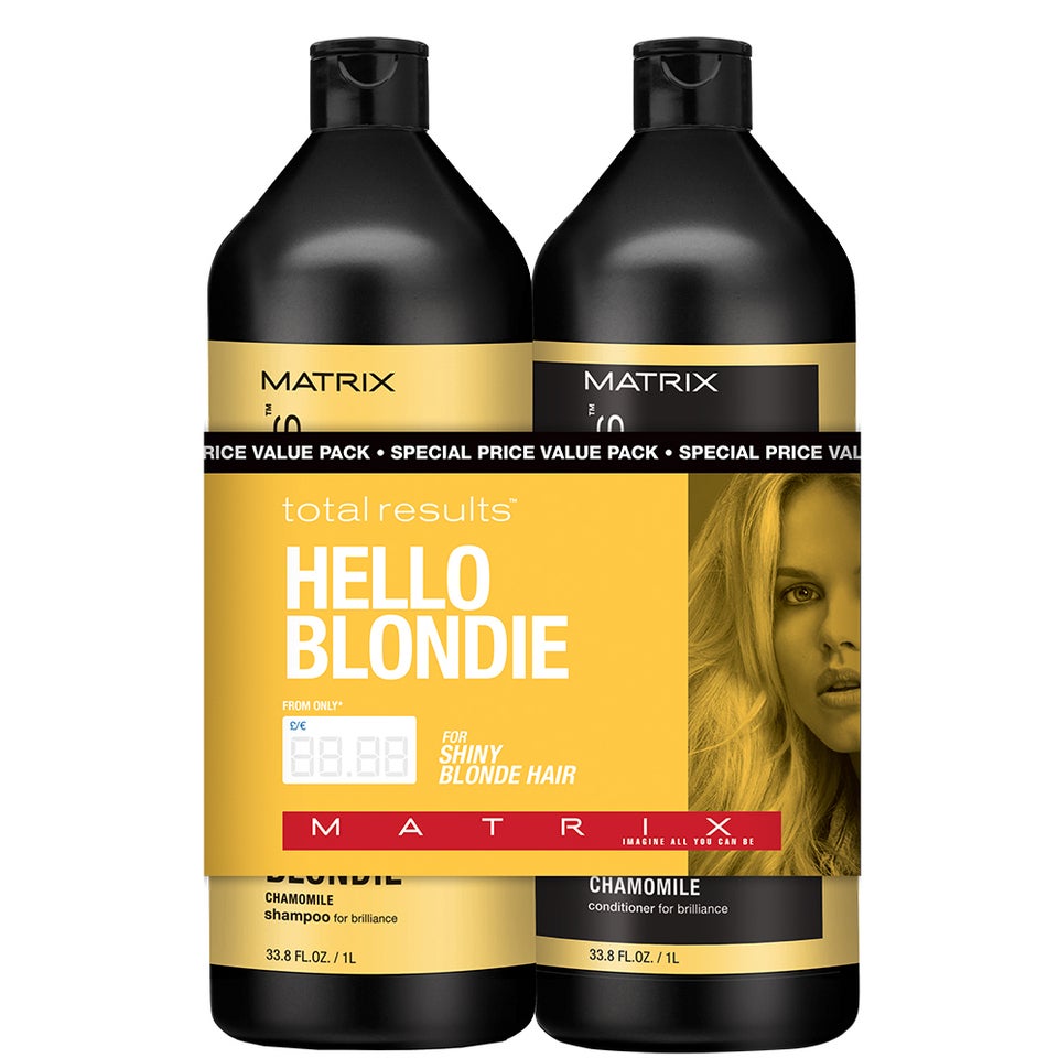 matrix total results hello blondie odżywka do włosów blond 300ml