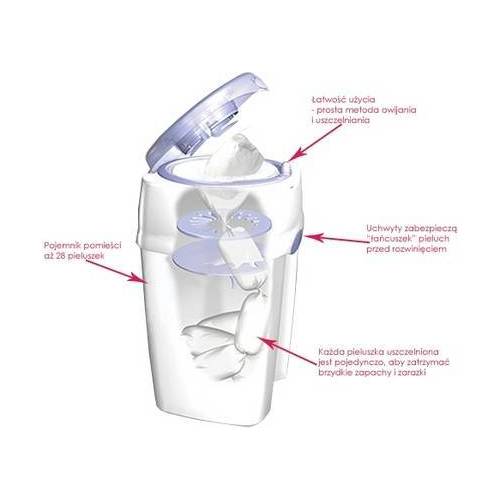 śmietnik na pieluchy jak dziala