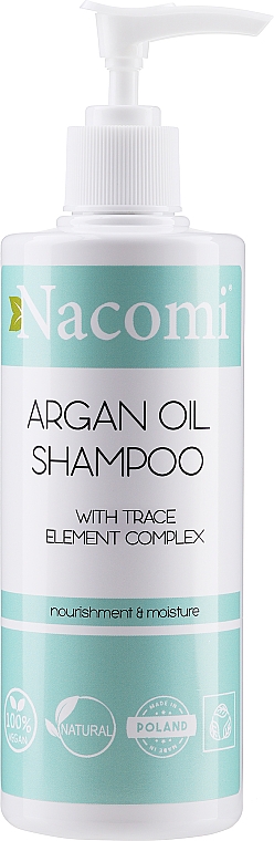 nacomi szampon do włosów z olejem arganowym