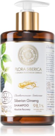 natura siberica flora siberica siberian ginseng szampon odbudowujący włos