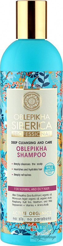 natura siberica szampon deep cleansing & care conditioner