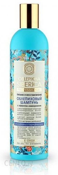 natura siberica szampon rokitnikowy objetosc naturalny skład
