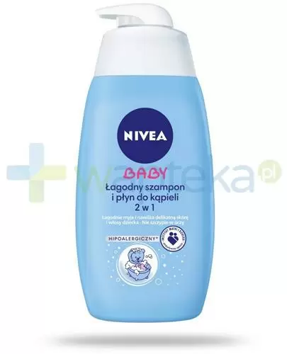 nivea baby łagodny szampon i płyn do kąpieli 2w1 skład