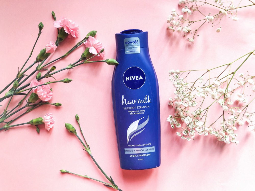 nivea hair milk szampon skład