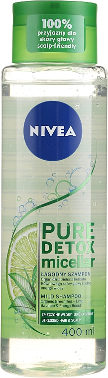 nivea pure detox micelar szampon