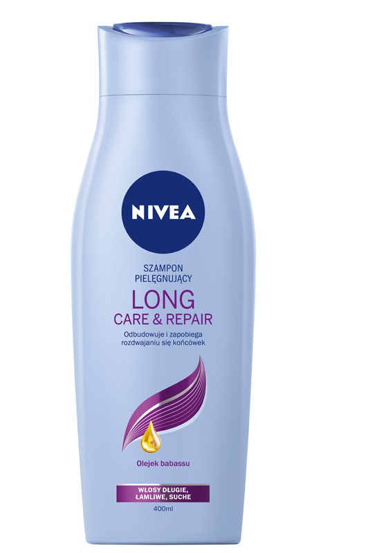 nivea szampon do włosów long care & repair