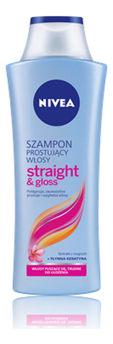 nivea szampon prostujący włosy straight &